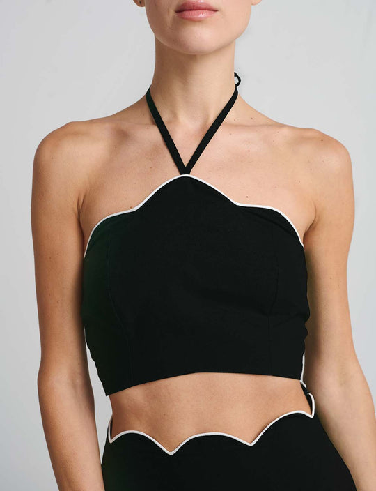 Crop Top Noir Delusion
