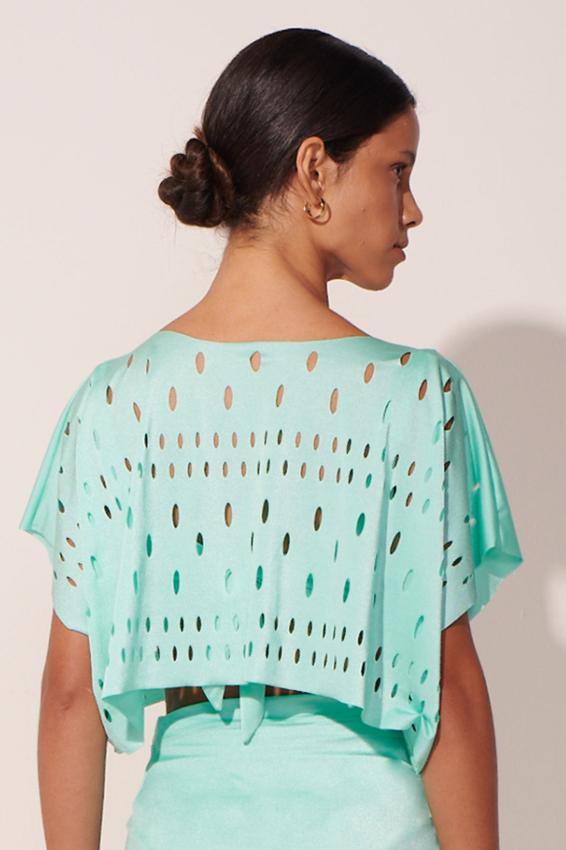 Camisa The Mint Haute Mesh Blouse Set