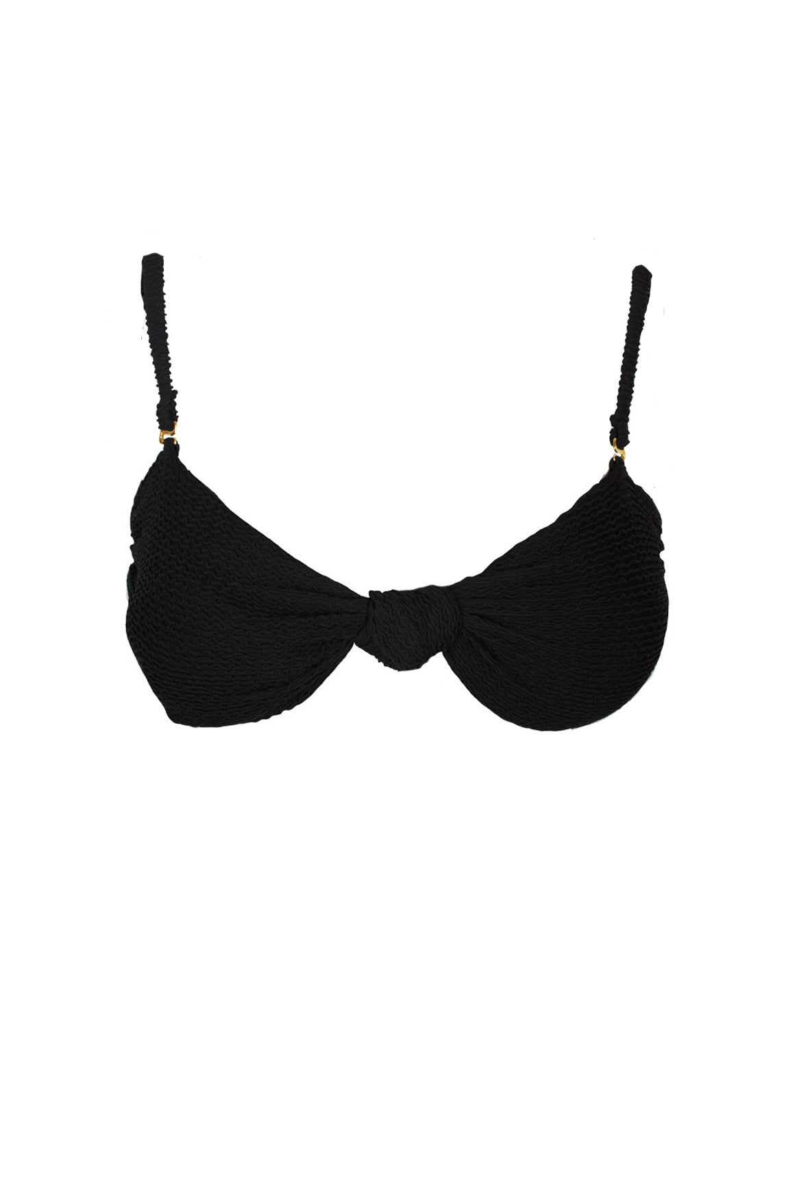 Top The Nudo Scrunchie Black