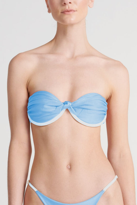 Top Bandeau Chroma Blue