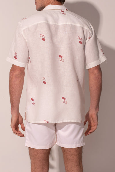 Camisa A Cherry On Top Men Linen