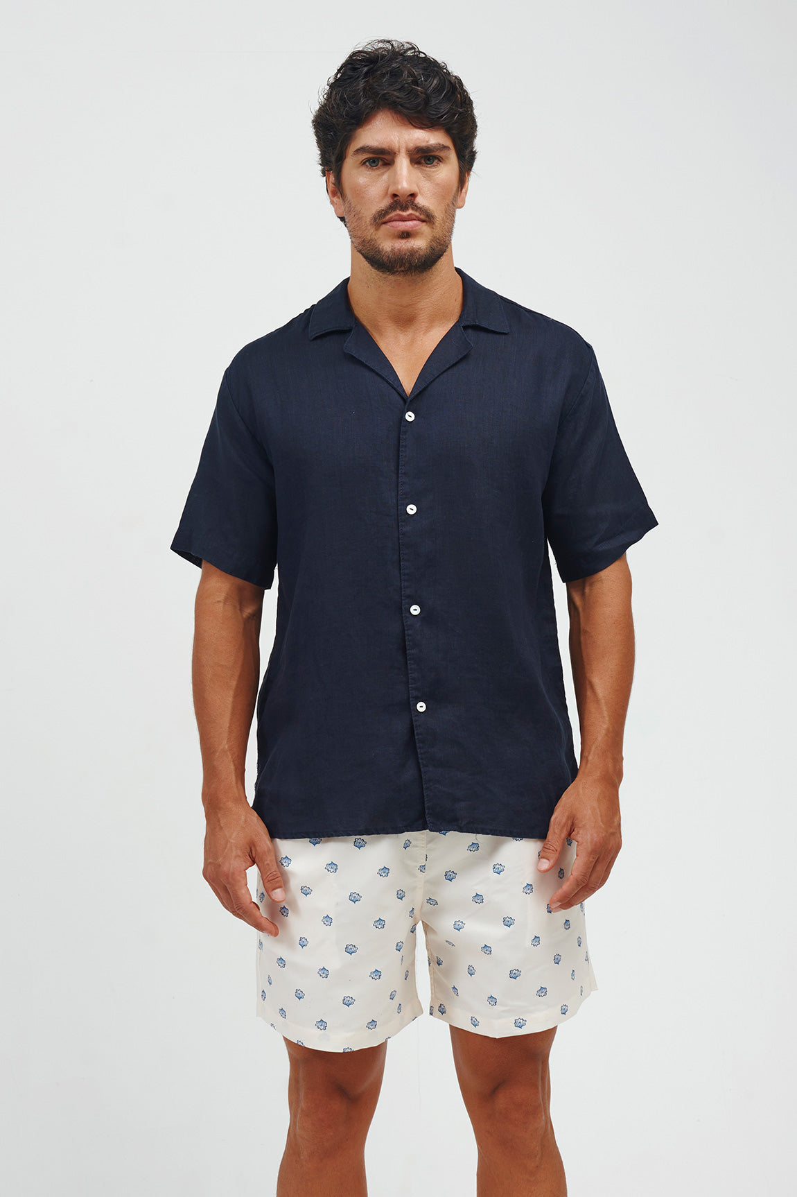 Camisa The Navy Resort Men Linen